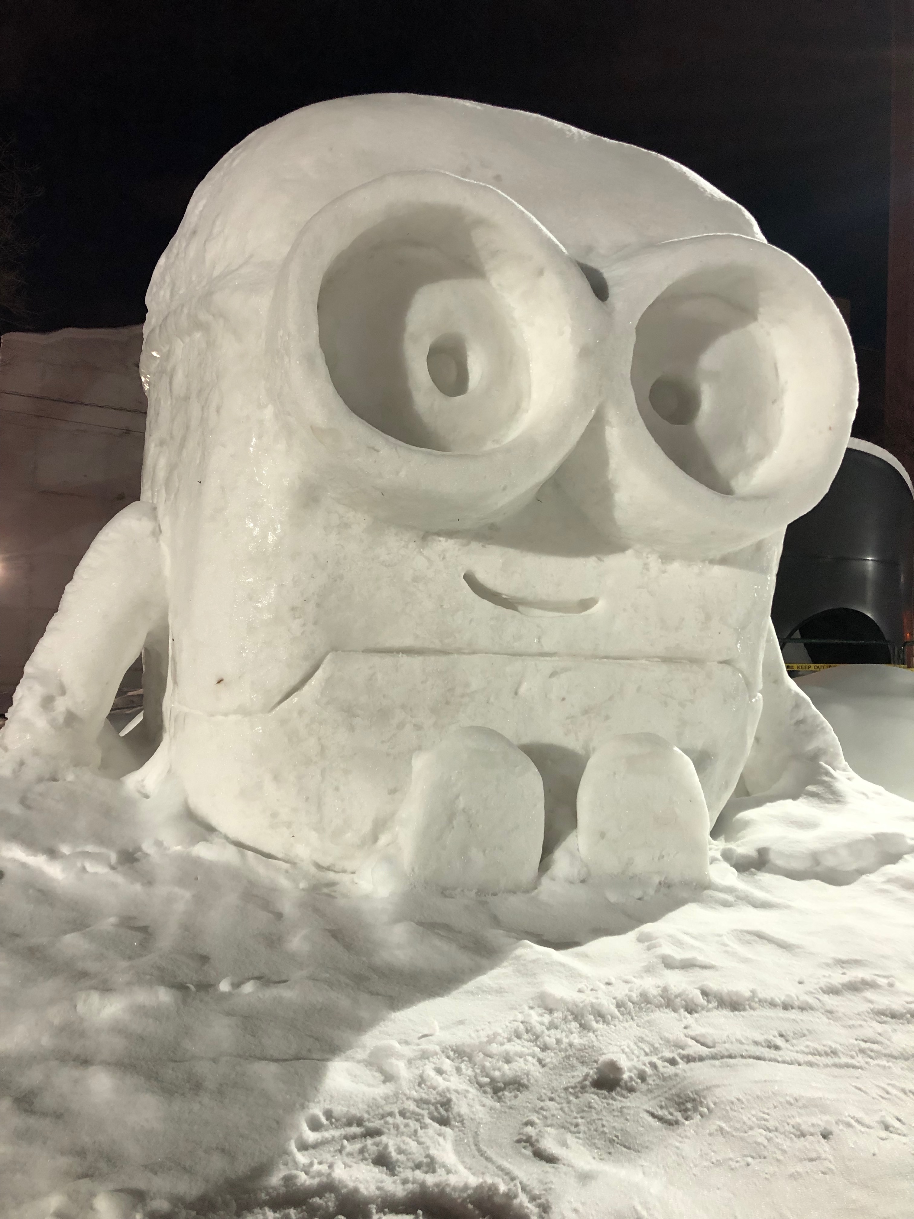 Minions, Citizens' Snow Sculptures